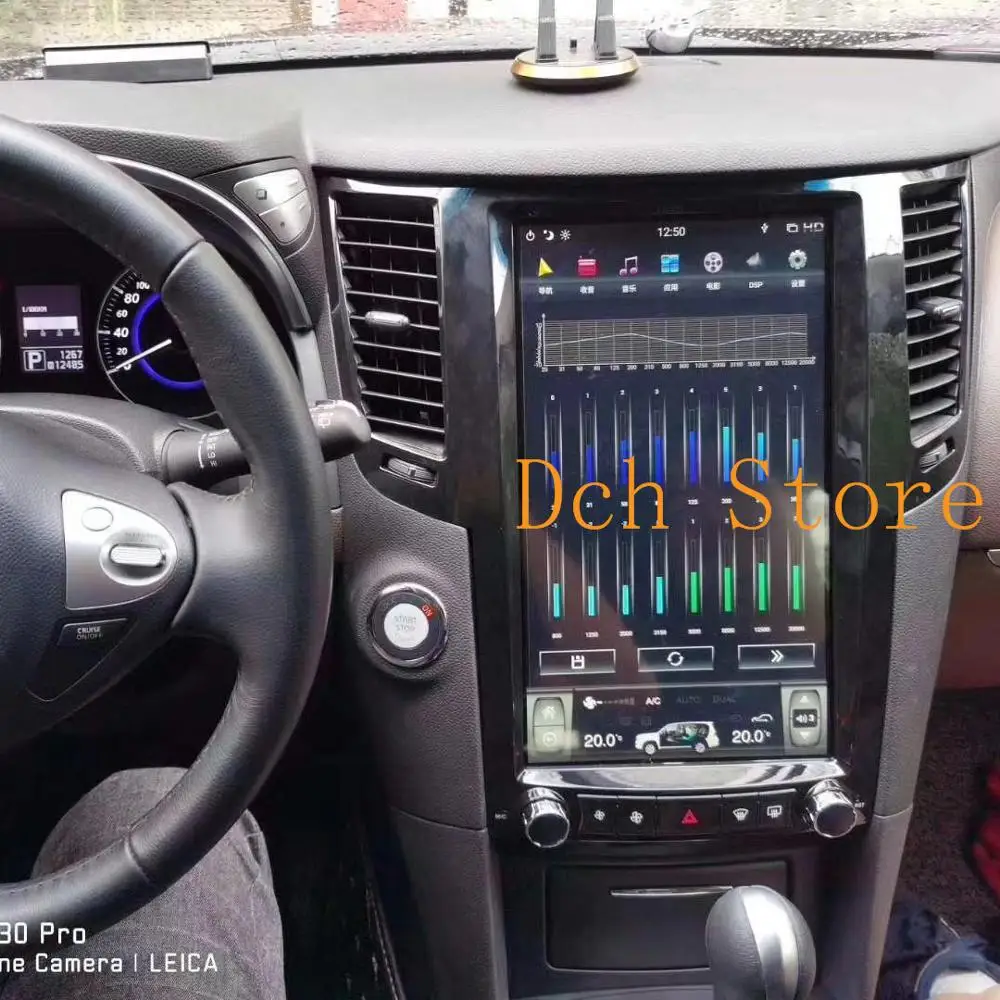 13.6'  tesla style Android 11 Car DVD player GPS Navigation car for infiniti fx fx35 2009-2013 radio 8 CORES 8G RAM 128G ROM G6