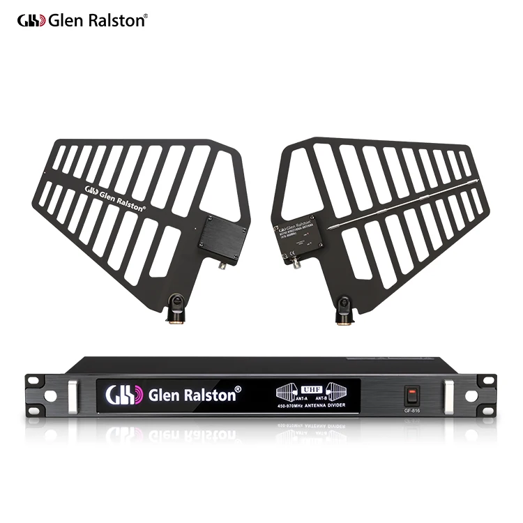 Glen Ralston GF-816 16 channels UHF Wireless Microphone Signal Distribution System Booster Antenna Amplifier