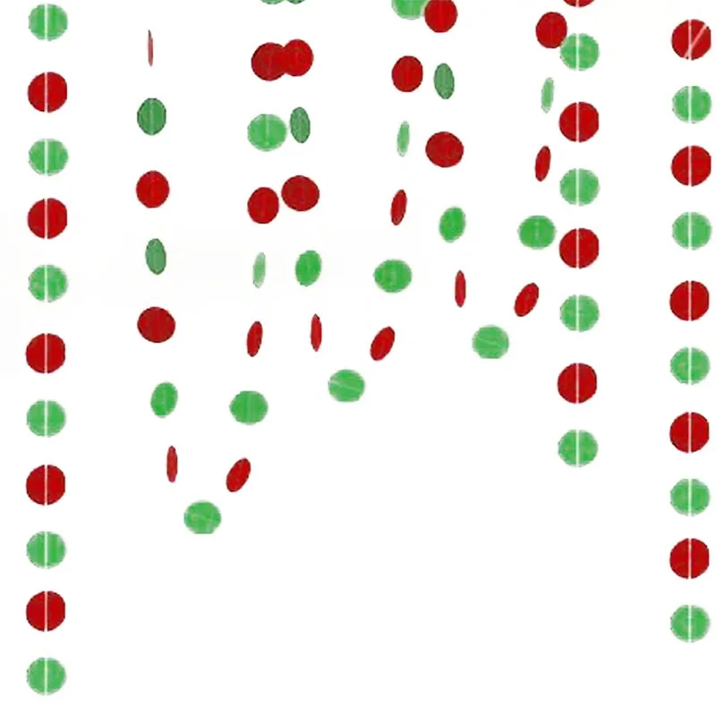 2023 Christmas decorations 2.5m red green car line circle latte flag