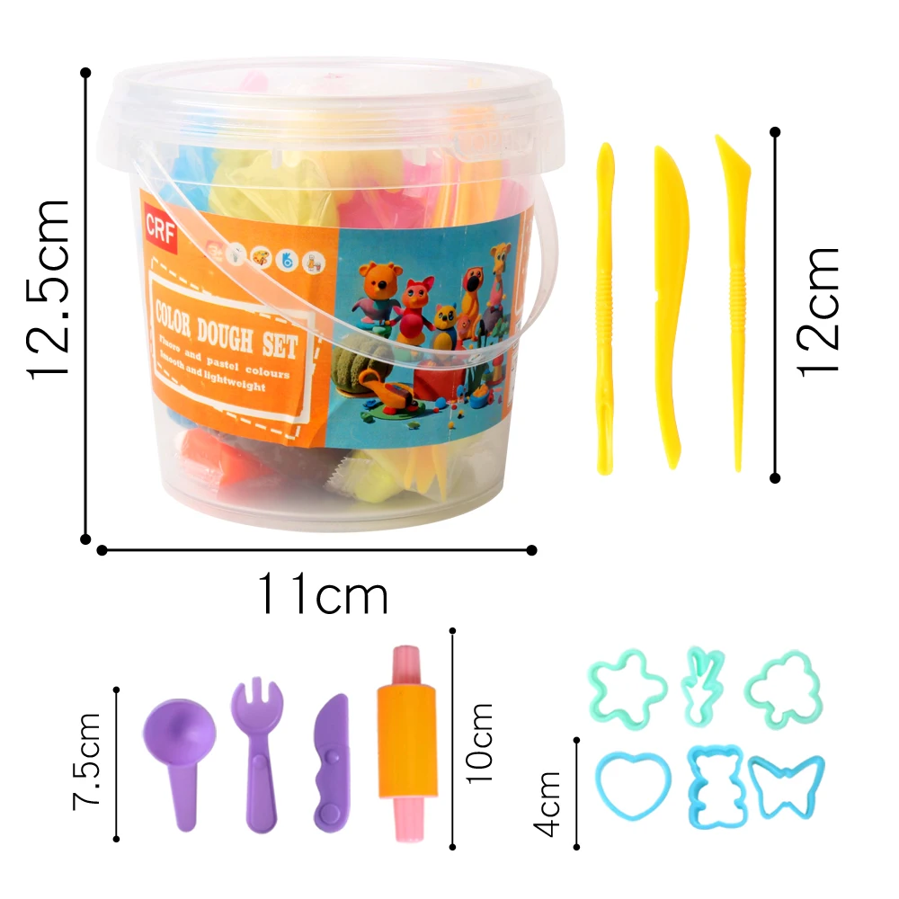 2024 Creative Magic Air Dry clay crafts Kits DIY Colorful Art and Craft Preschool Toys for Kids