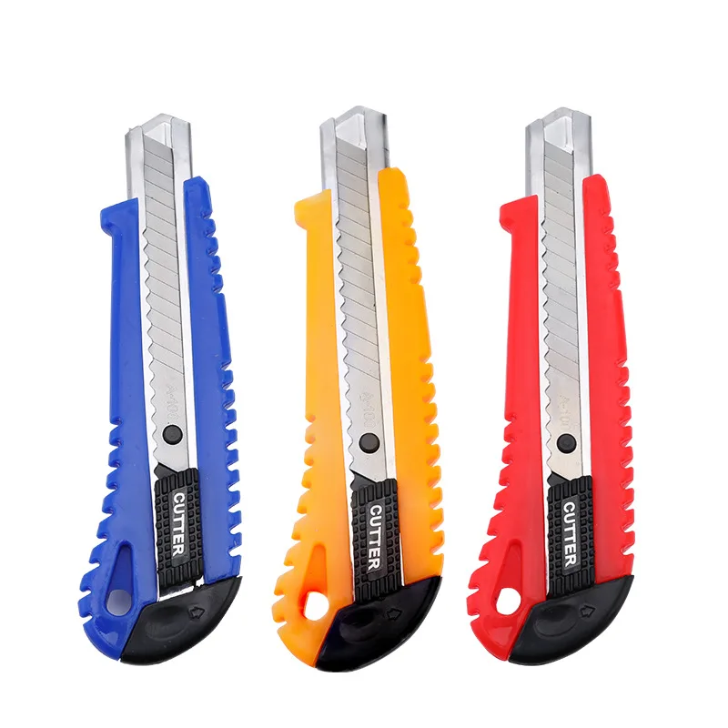 Конкурентоспособная цена Безопасный нижний автоматический замок 9 мм офисный резак для бумаги скользящий универсальный нож