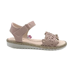 (Маленьких и больших детей) цвета на выбор: розовый, фуксия, сандалии летние для девочек с открытым носком; Обувь с цветочным узором; Платье принцессы сандалии под платье, для вечеринки