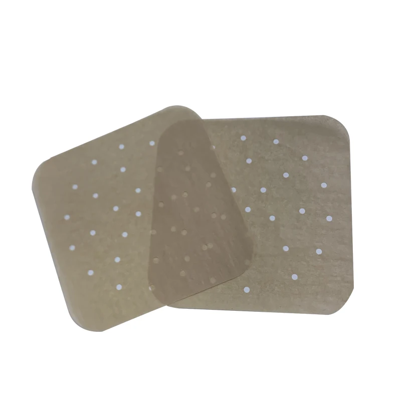 Disposable Safe Cookie Tray 10 Inch Nonstick Square Perfect Round Parchment Liner Baking Cooking Dim Sum Paper For Air Fryer