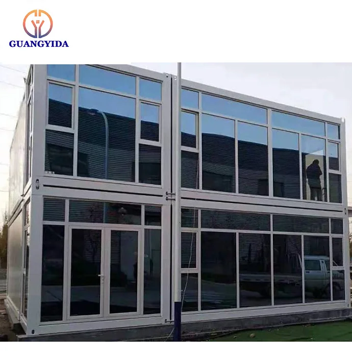 Prefabricated Mobile Modular Steel Building Prefab Container Portable Ready Made Prefab House 2 Bedroom Modular Homes