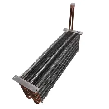 Longhey Showcase Display Evaporator Corrosion Resistance Hydrophilic Foil Heat Exchanger Coil For Freezer Refrigerator