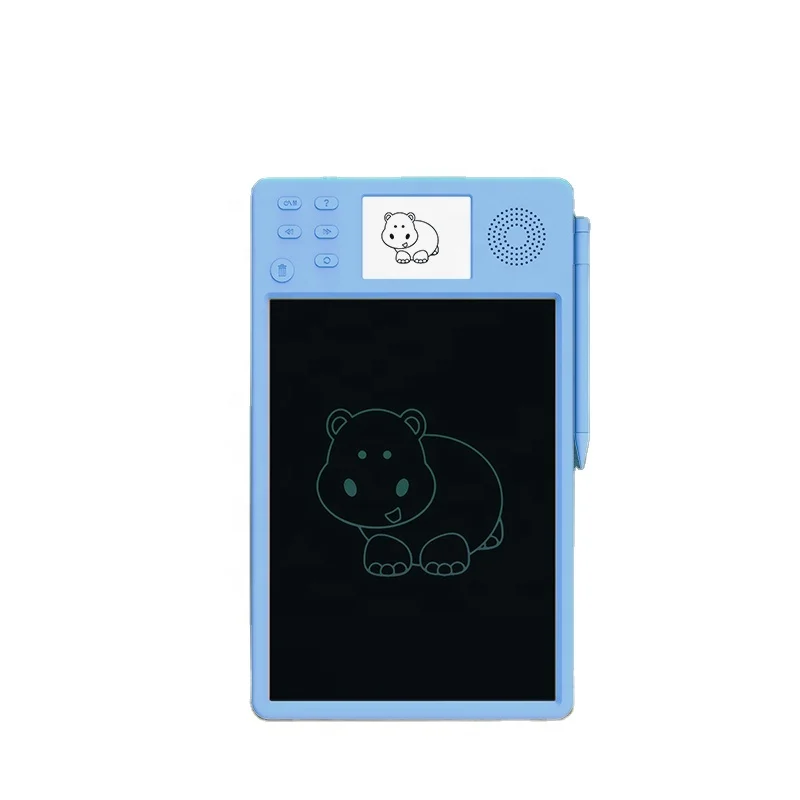 Kids Model LCD Paperless 10.5 Inch Bule White Customizable Electronic Writing Drawing pad Tablet Pad Handwriting Board
