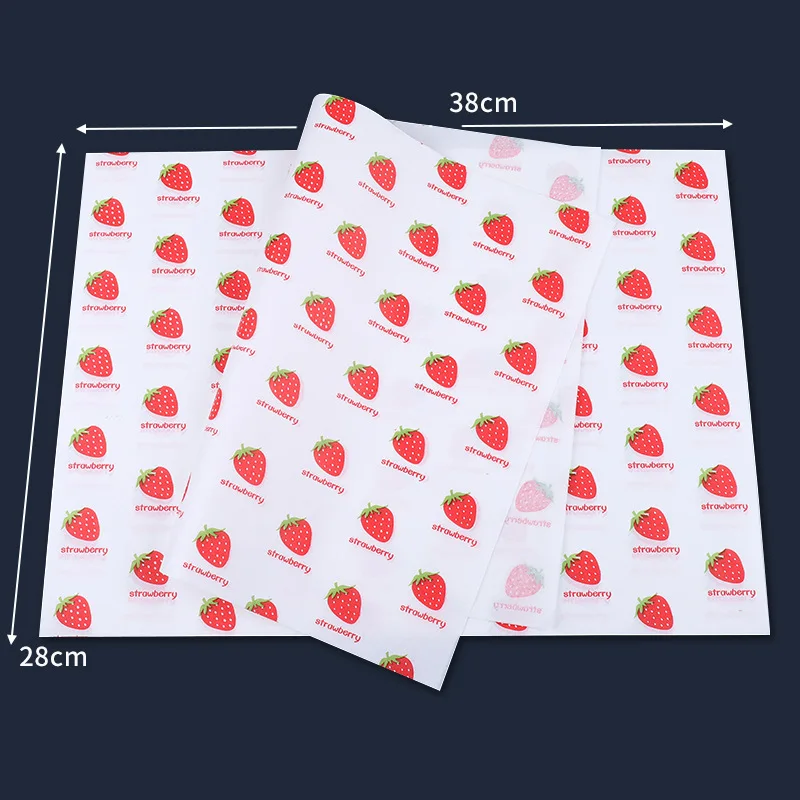 Custom logo printing hamburger packaging grease proof tissue paper sandwich wrapping paper food grade wax paper