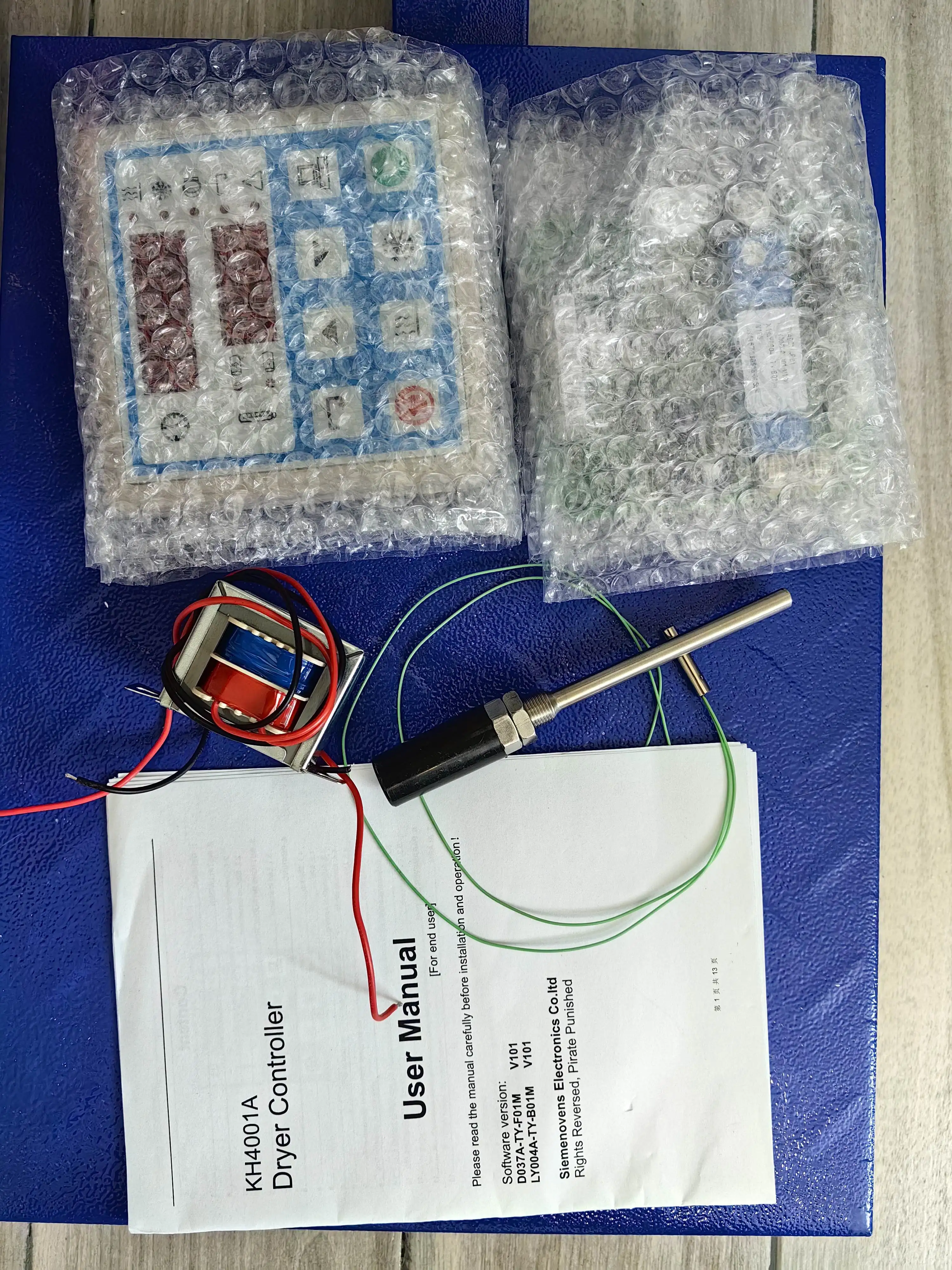 kh4001A   dryer controller main panel  commercial washer and dryer machine