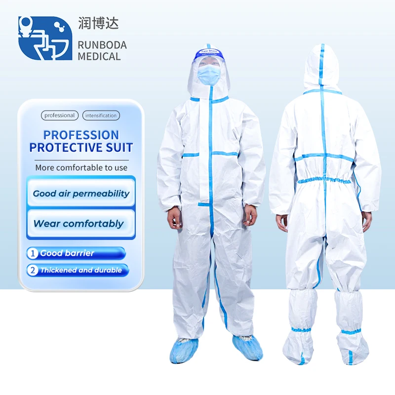 40 gsm disposable coverall eco friendly disposable coverall coverall disposable wear polypropylene