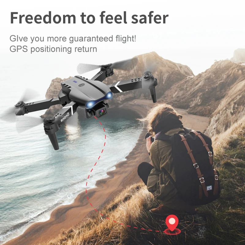 Wholesale E99 Remote Control Airplane Toy Wide Angle Professional Wifi 5g Fpv Rc Quadcopter Foldable 4k Gps