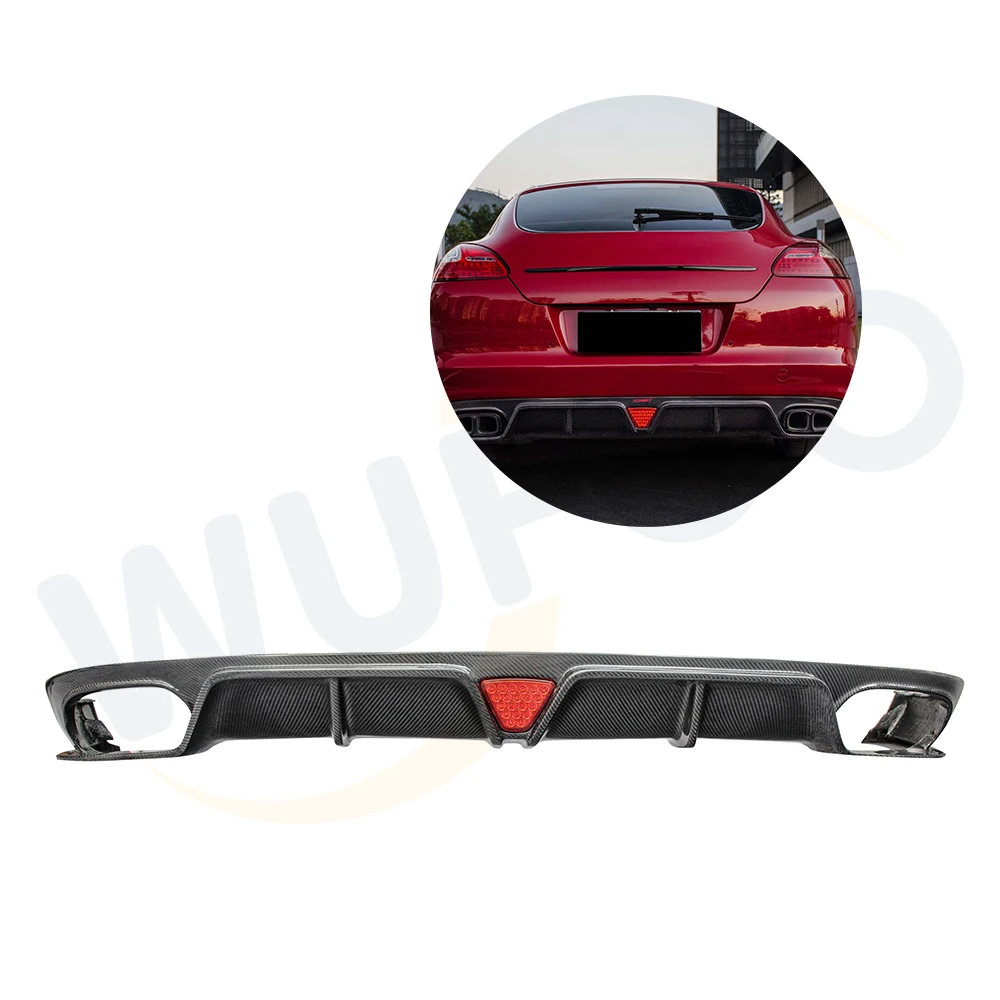 WuFoo Carbon Fiber Black Rear Lip Auto Accessories for Old Porsche Palamela GTS
