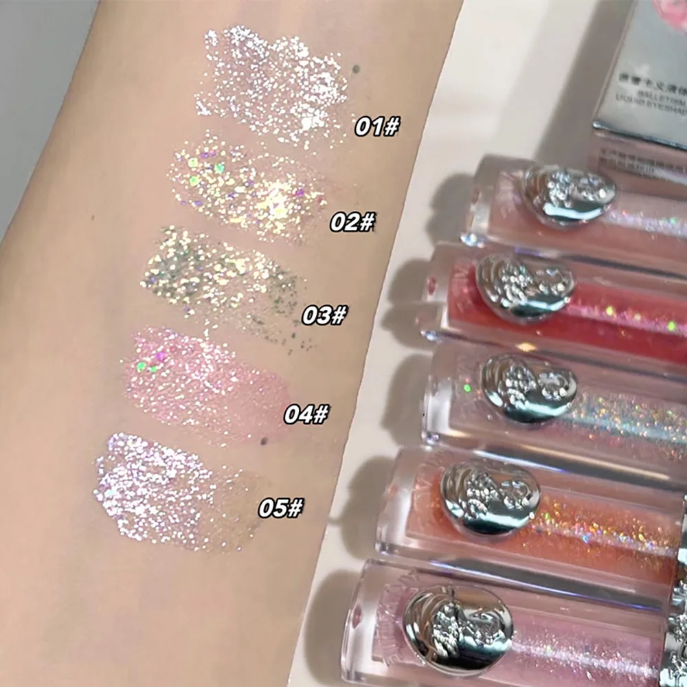Liquid Glitter Eyeshadow Shimmer Long Lasting Art Value Balletism Quick Drying & Pigmented Loose Glitter Eyeshadow