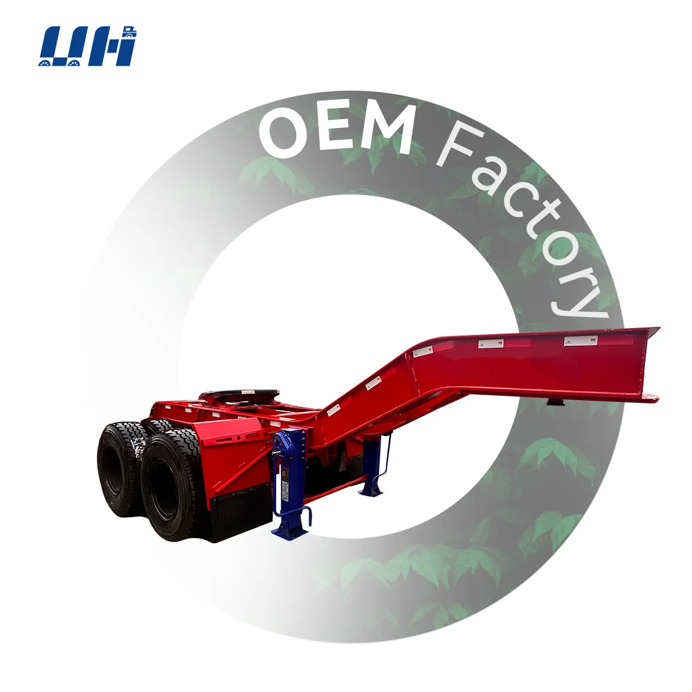 China Factory Superlink 2 Line 4 Axle Double Tyre 20ton Tow Dolly Trailer B-Train Trailer Interlink Trailer for Sale