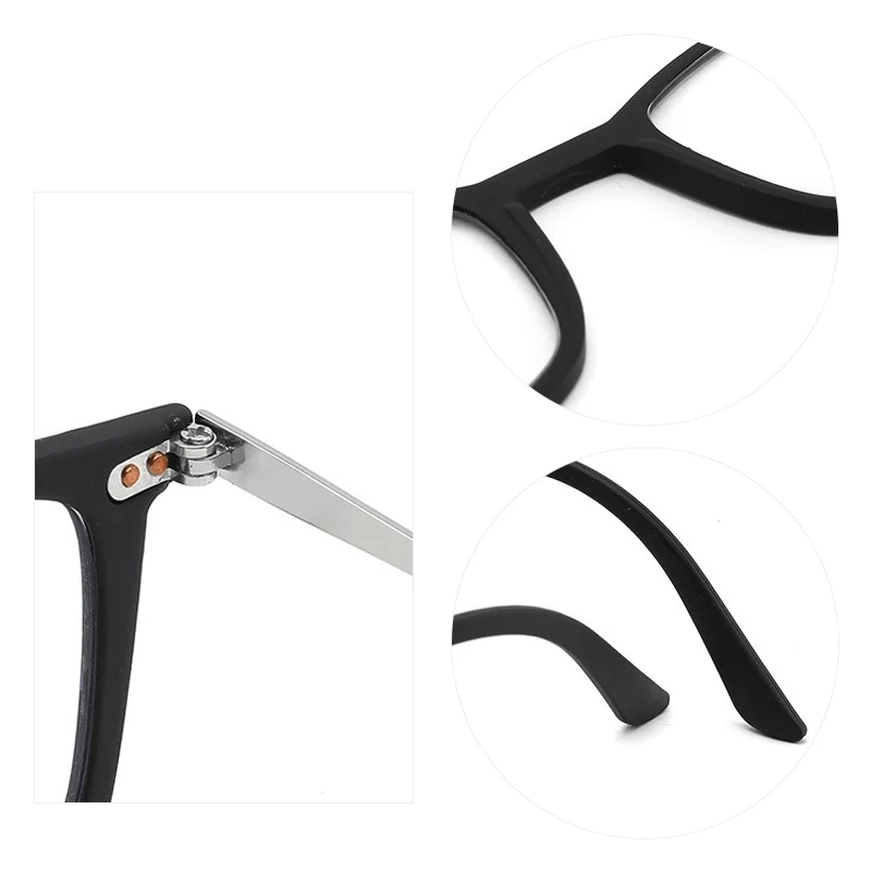 Eugenia 2022 Women Ultra-light Mobile Phone Holder Portable Anti-Blue Light PC Lens Red Frame Reading Glasses