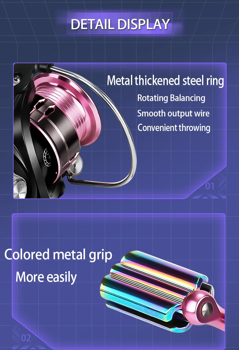 CNC Metal Spinning Fishing Reels 4+1BB 5.2:1Fishing Reel Spinning 9kg Max Drag Fishing Reel Saltwater For Bass Big Game