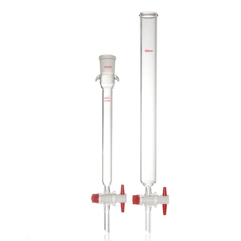 Meiwlaby Customized  Empty Flash Chromatography Column with Joint and PTFE Plug
