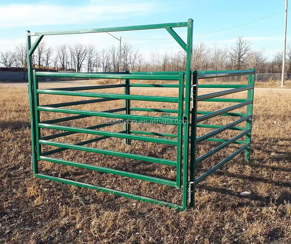 High Quality Galvanized Corral Panels Cattle Horse Cow Sheep Fence Panels waterproof heavy duty rural fencing