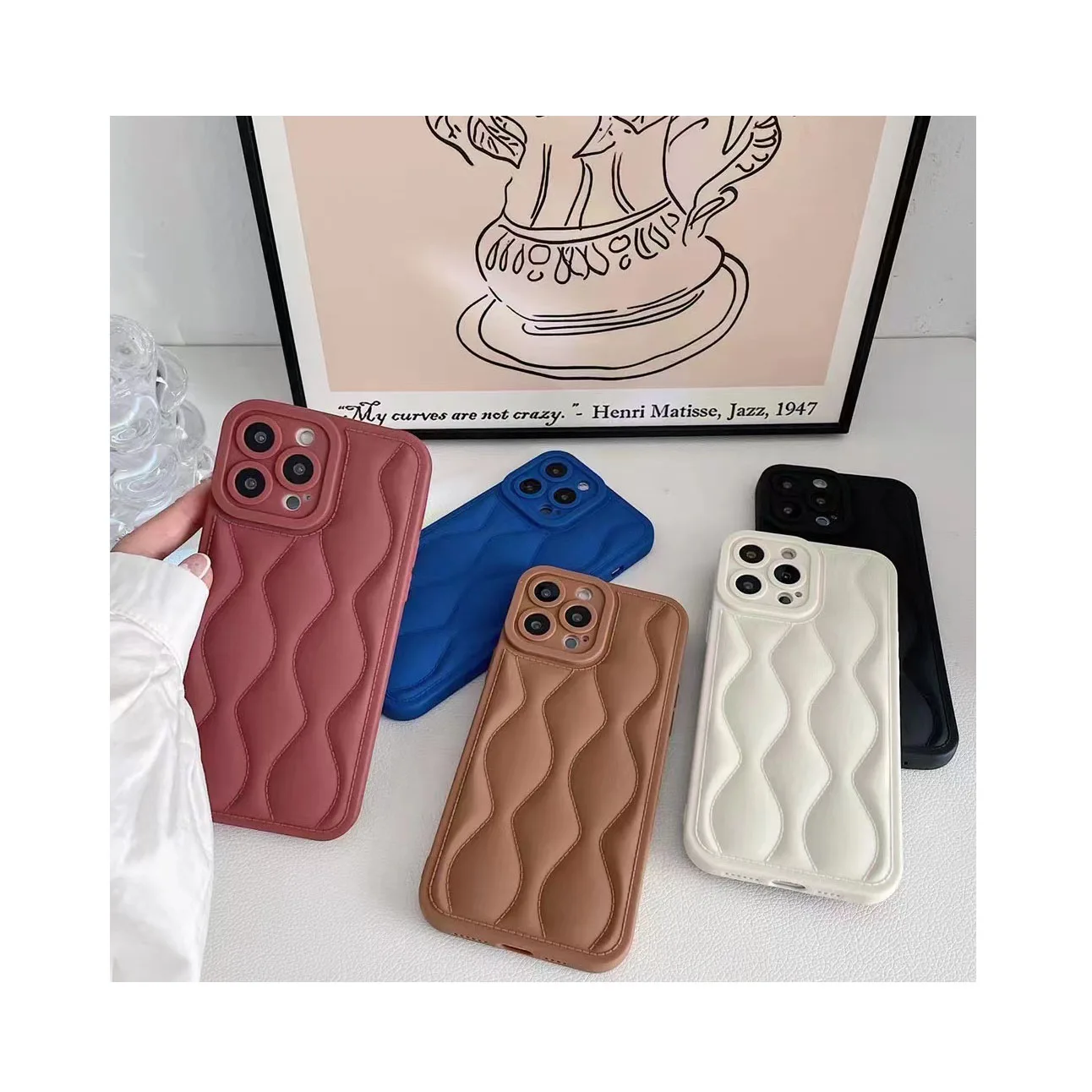 3D Jelly Puffy Phone Case for iPhone Wholesale Puffer Phone Case TPU Silicone Case for iPhone Pro Max 13 12 11