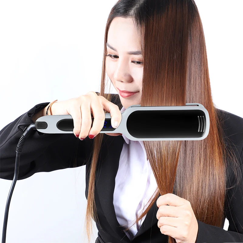 Wholesale Multi-function Ceramic Wide plate professional custom infrared hair straightener