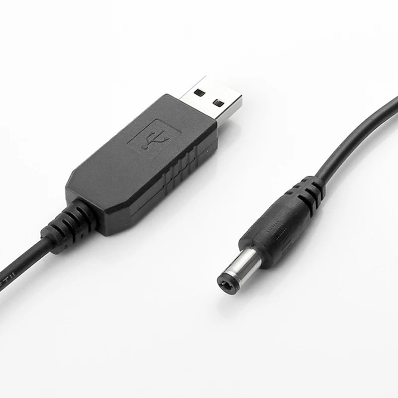  USB 5V-12V кабель питания 5.5X2.1 мм DC 5 В до 12