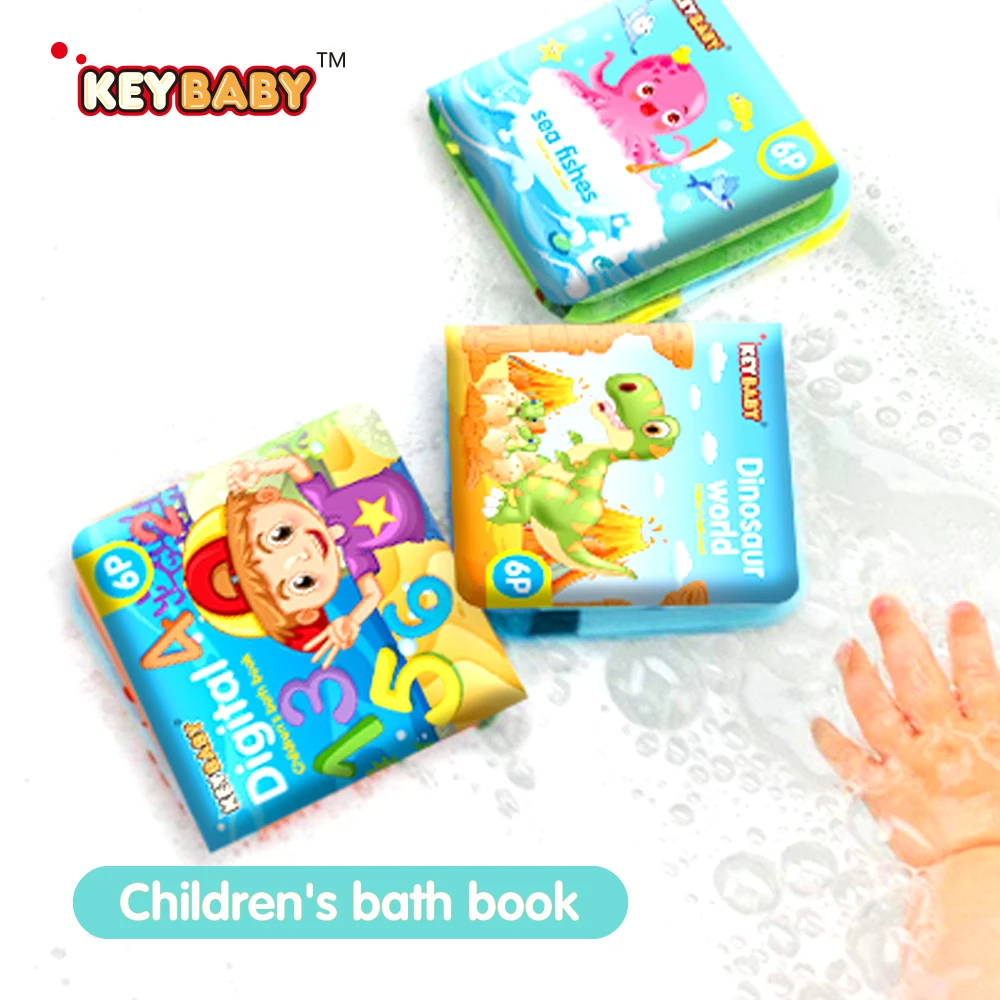 Floating Baby Bath Books. Kids Learning Bath Toys. Waterproof Bathtime Toys for Toddlers. Kids Educational Infant Bath Toys