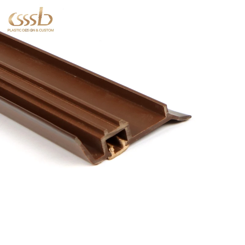 PVC chamfered skirting board