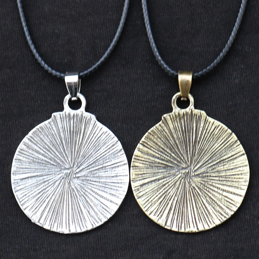 Viking amulet pendant necklace Solomon pentagram seal pendant pagan witchcraft jewelry couple necklace