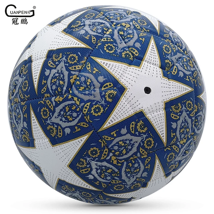 OEM / ODM Size 5 Official Soccer Balls PU Leather with Custom LOGO Football for Training Football
