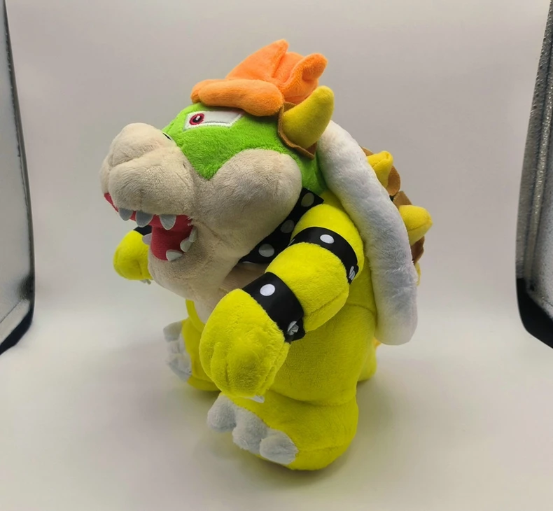 XR  Mario Super Kuba Fire Dragon Anime Plush Toys Large size Mario Yellow Kuba Green Demon King Kuba plush doll