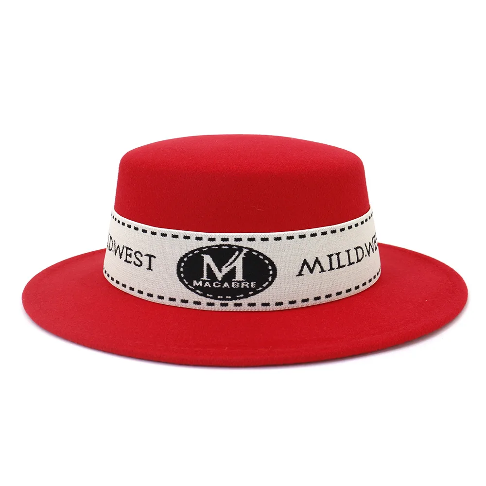 High Quality Winter Fashion Multicolor Hat Felt Cowboy Hats Fedora Hats Wool Felt Wholesale New Arrival