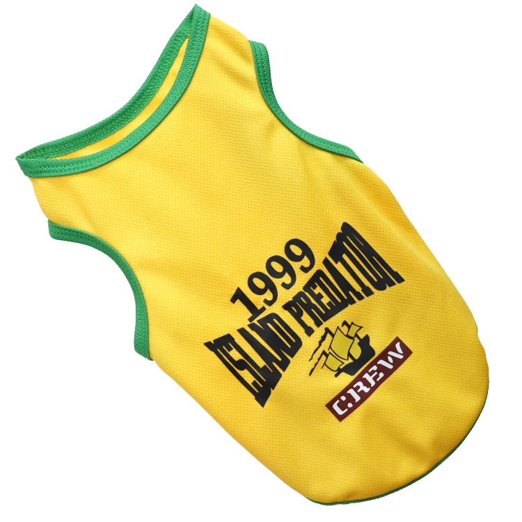 Pet Apparel Accessories Sport Breathable dog summer shirts clothes Wholesale