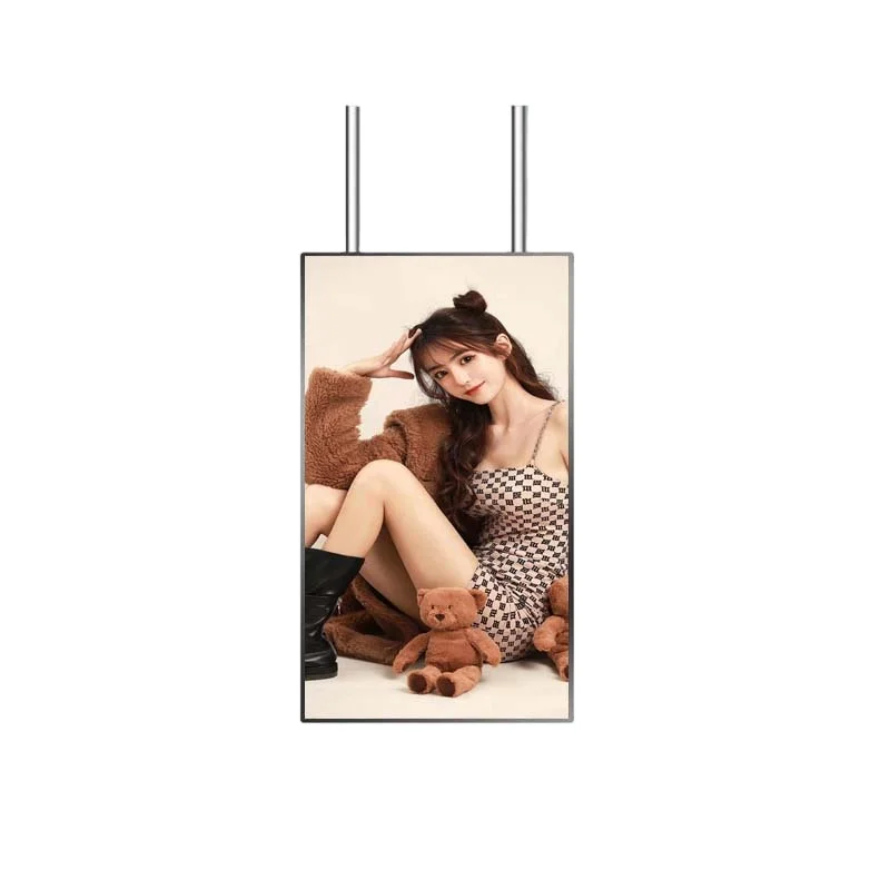 ODM 43 Inch Vertical PC Digital Signage Shop LCD Smart Single Side Store Display Screen Hanging PC Digital Signage