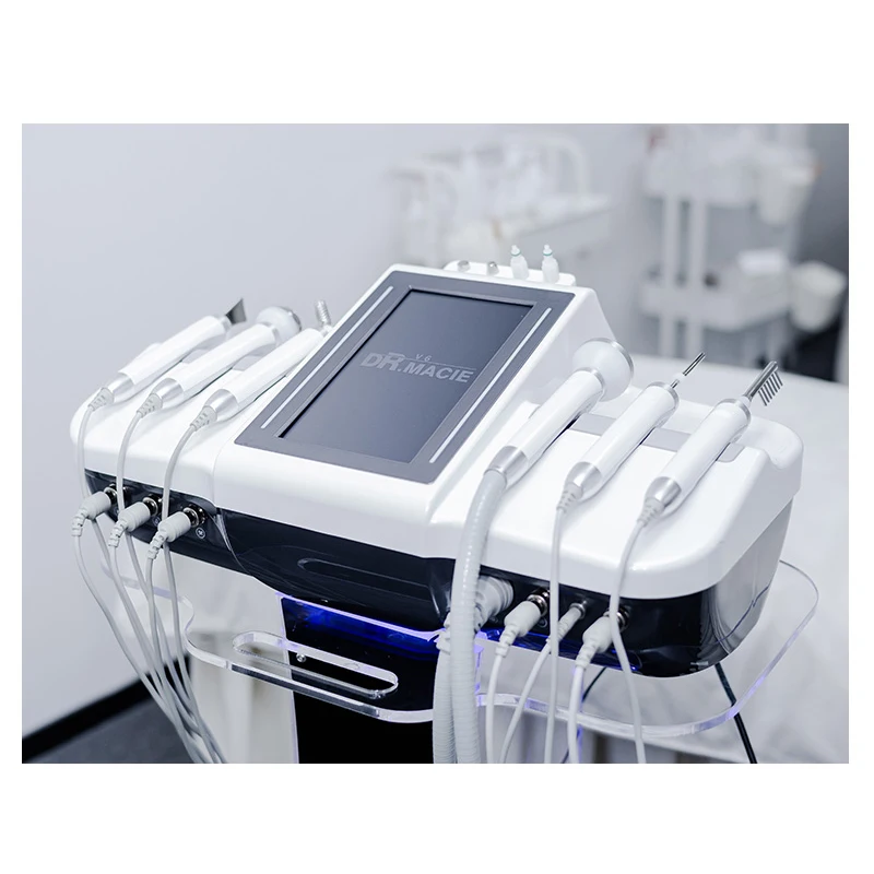 2022 Korean DR MACIE Korean beauty   ems face roller v face lifting massage ultrasound skin scrubber  facial machines V6