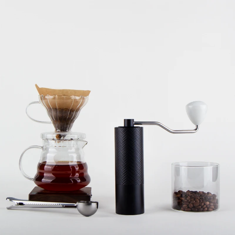 Home Portable Camping Travel High-End Design Hand Manual Coffee  Grinder Burr Coffee Hand Grinder Coffee Mill
