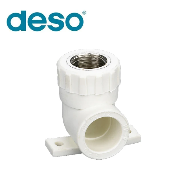 DESO Custom Wholesale Plastic PPR Water Supply Fittings Double Female Tee Water Mixer High Quality Plumbing Materials