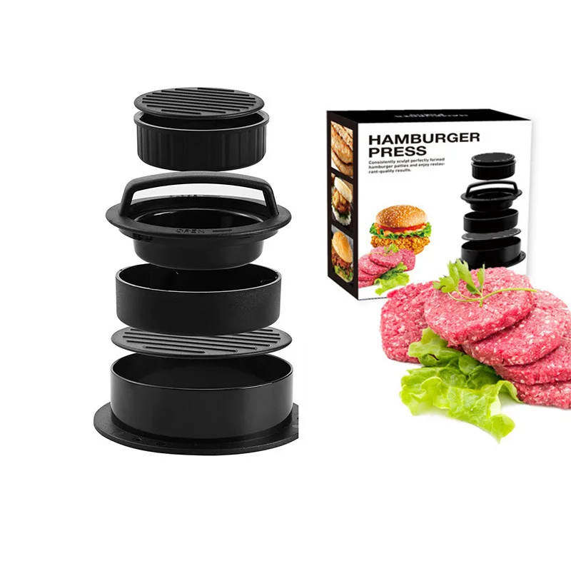 New round hamburger meat pressing machine DIY baking tool meat cake mold
