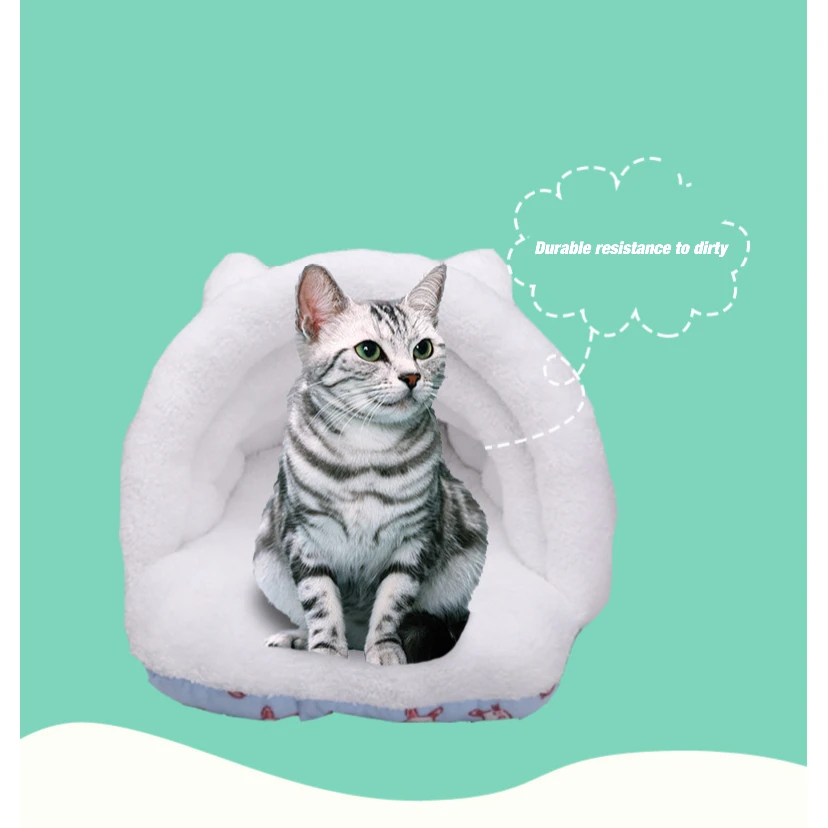 High Quality Durable Oxford Cloth Pet Cat Dog Bed Comfortable Breathable Pet Cat Sofa With 3 Size Washable Pet Bed Mat