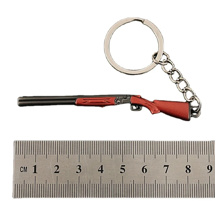 Hot Wholesale custom metal gun key chain 5-9CM18cm M24 Metal Game Gun Model Key Chain  Bag key chain