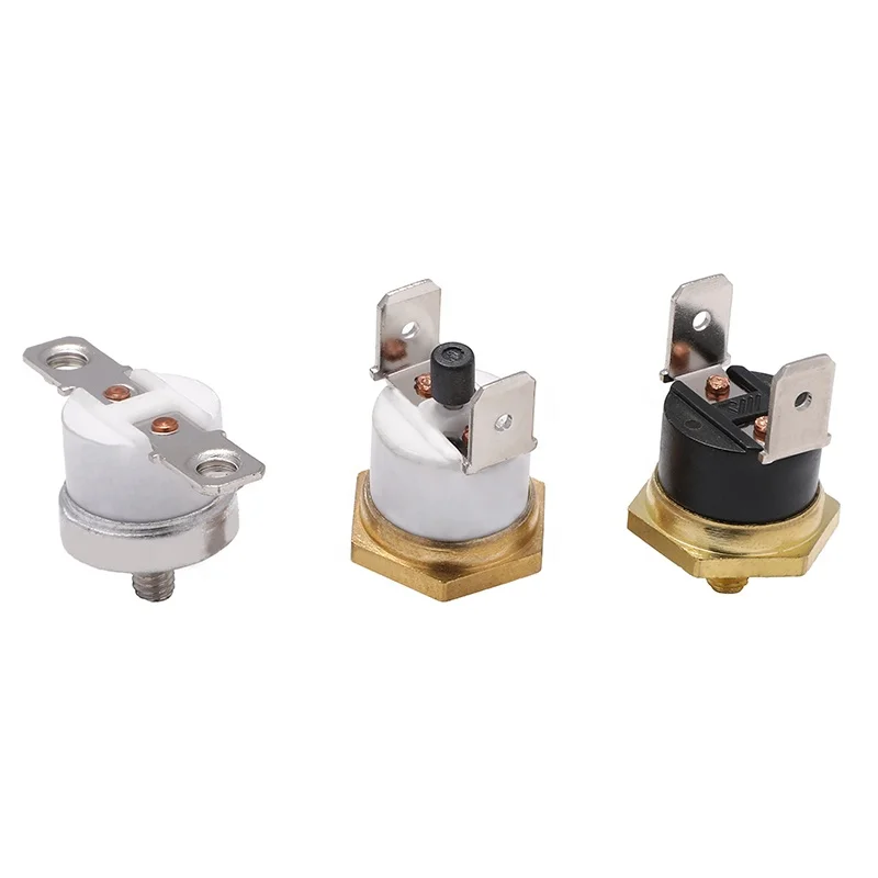 Normally Open KSD301 10A 250V Bimetal Thermostat Thermal Cutout Switch Thermistor for Rice Cooker Disc for heating kettle