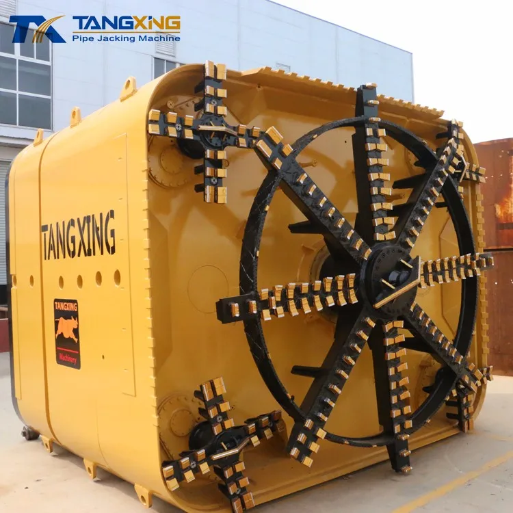 4650*6900mm rectangular pipe jacking machines jeep quad tbm