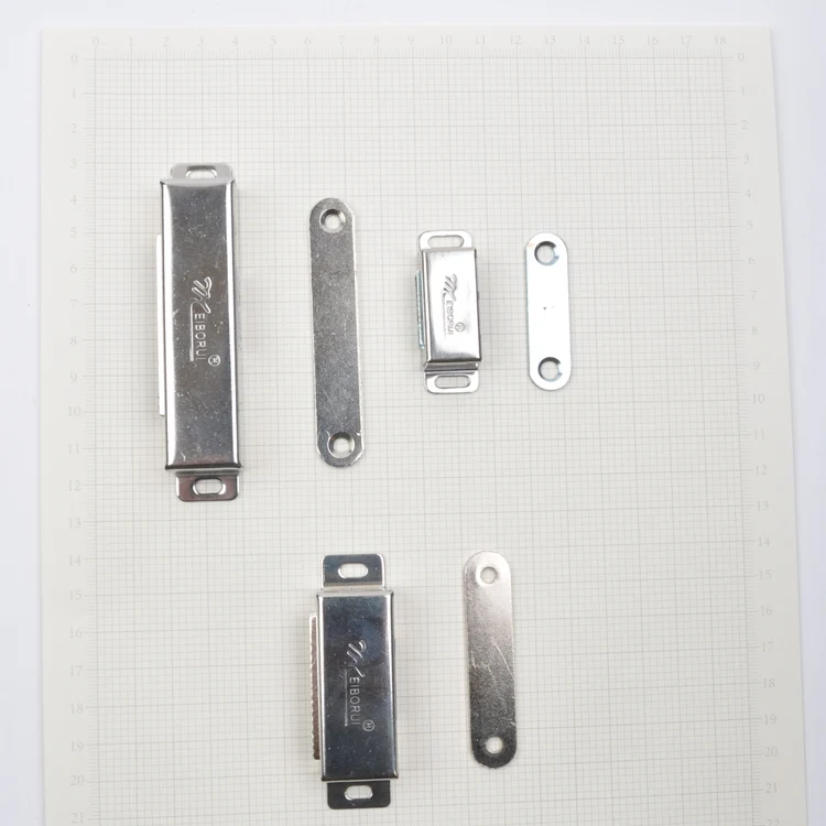 Stainless Steel Magnetic Cabinet Door Catch Closet Catches  Strong Magnetic Furniture Latch