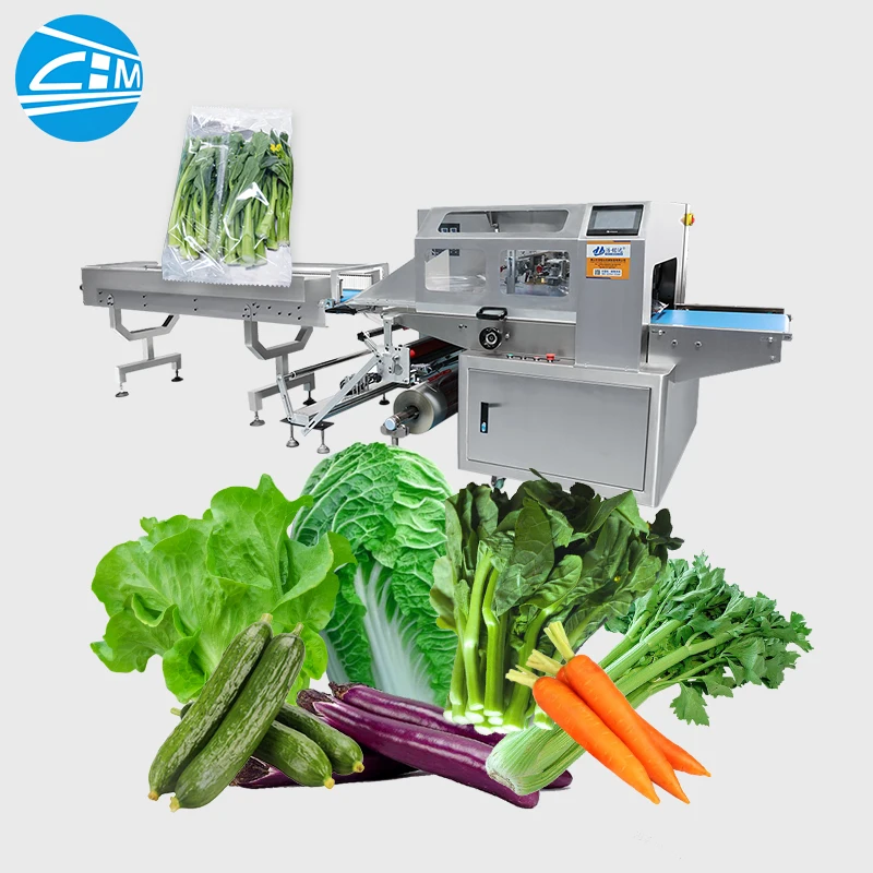 Foshan Haomingda Factory Automatic Flow Frozen Strawberry Tray Packing Machine