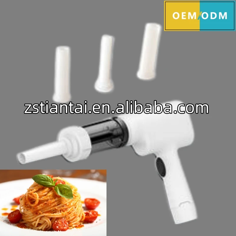 Portable electric noodle pasta makers small spaghetti noodle maker gun handheld wireless charging mini pasta maker