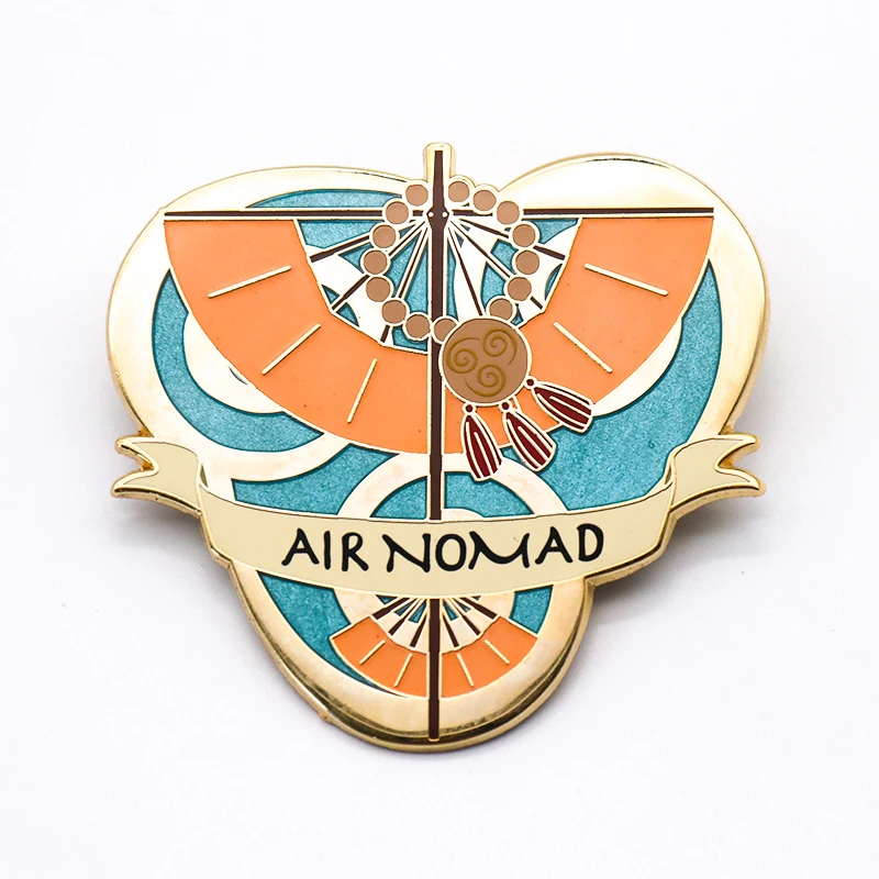 UK Custom material iron enamel pin badge with design logo