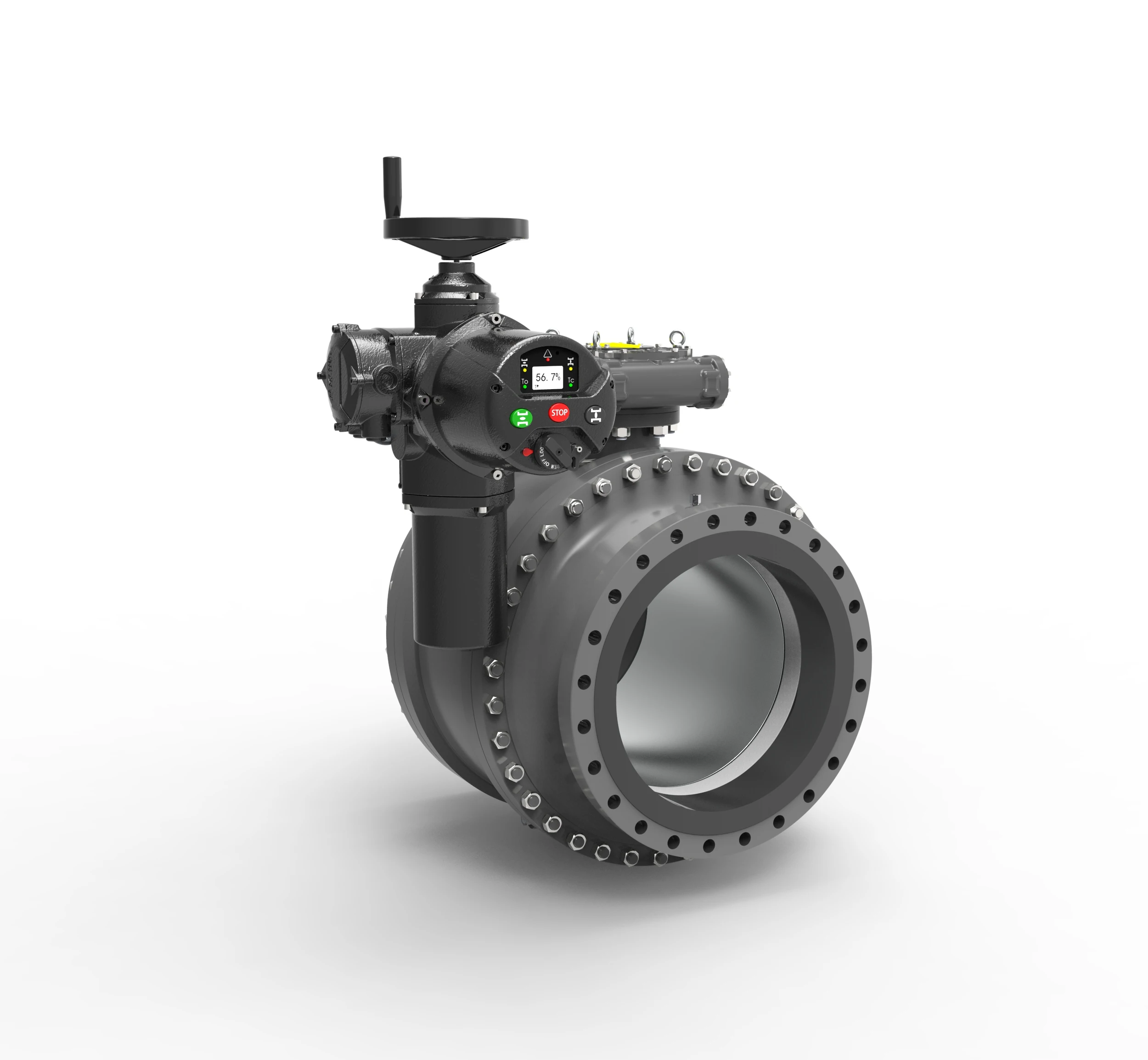 Motorize actuator electric drive with worm gearbox for butterfly valve ball valve and plug valve 200NM to 500,000NM