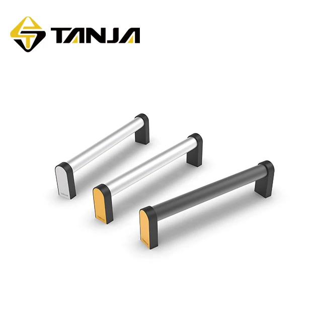 TANJA L11  Quality Safety Aluminum Alloy Tubular Industrial Metal Pull Handle Industrial Cabinet Handle