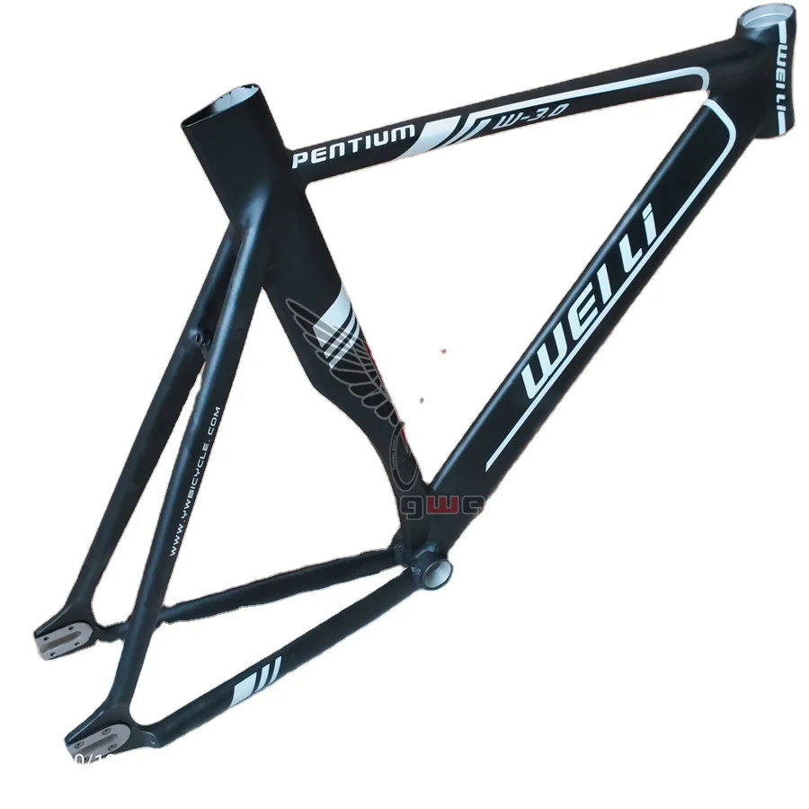 Aero dynamic alloy bike 700C fixie frame gear