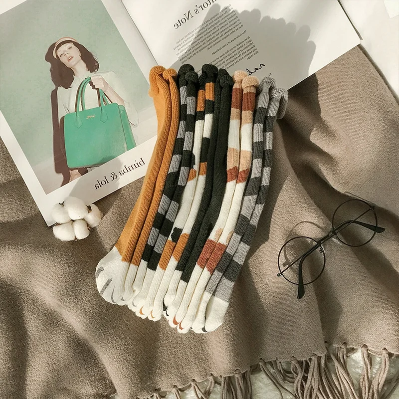 Cats Paw Cute Cartoon Print Soft Warm Fleece Winter Womens Ankle Socks Cat