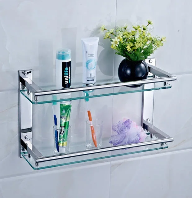 5mm / 6mm / 8mm /10mm /12mm Custom Frosted  Tempered Low Iron Glass For Bathroom Corner Shelf