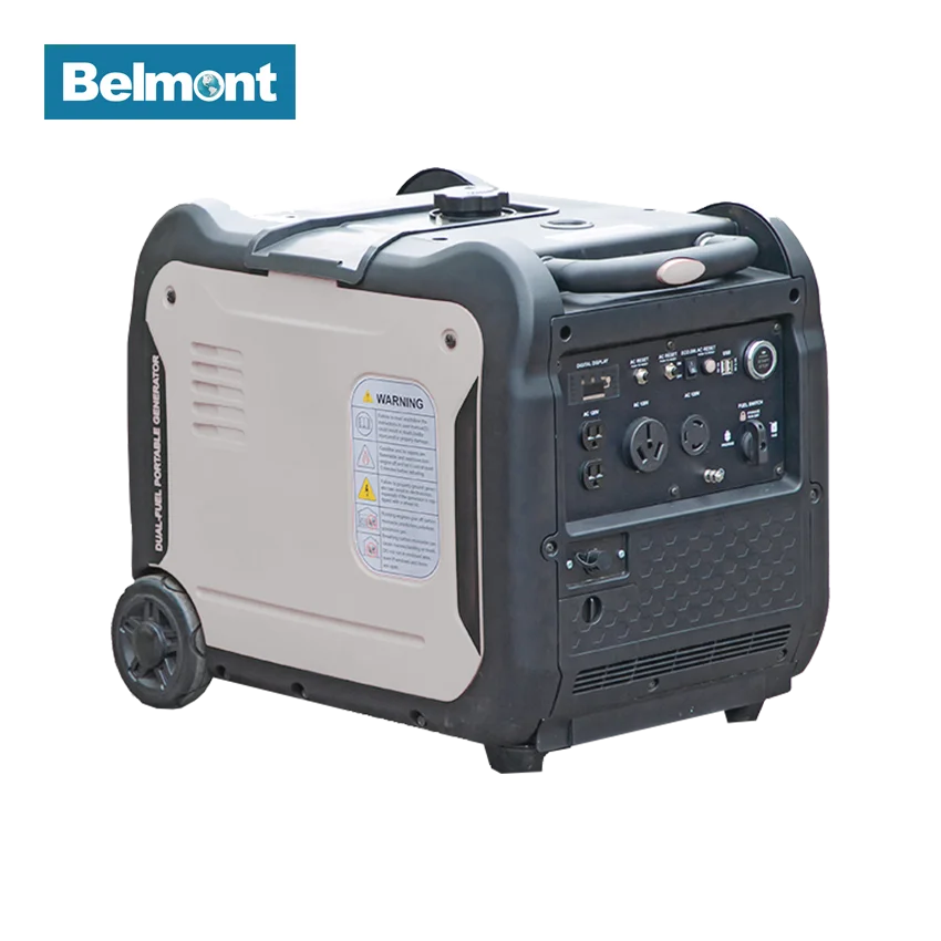 BG-5500 5.5KW Generator Silent Gasoline, Alcohol, Gas Generator Air Cooled Silent Type Gasoline Power Generator